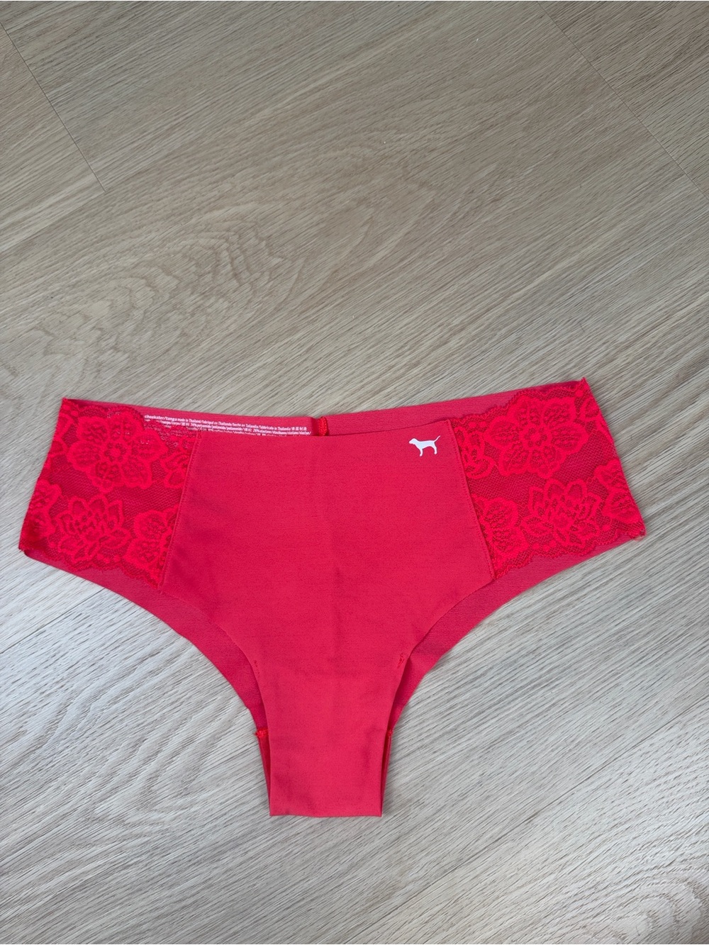 PINK Victoria's Secret Lace Panel Cheekster Panty M